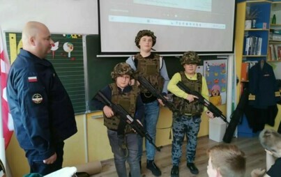 Zdjęcie do Spotkanie z przedstawicielami Stowarzyszenia Rezerwist&oacute;w Marynarki Wojennej