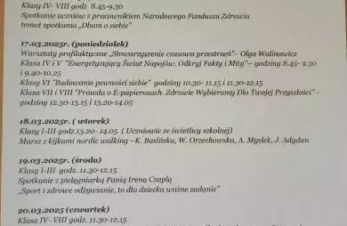 Zdjęcie do Tydzień Profilaktyki "Żyj zdrowo i kolorowo"